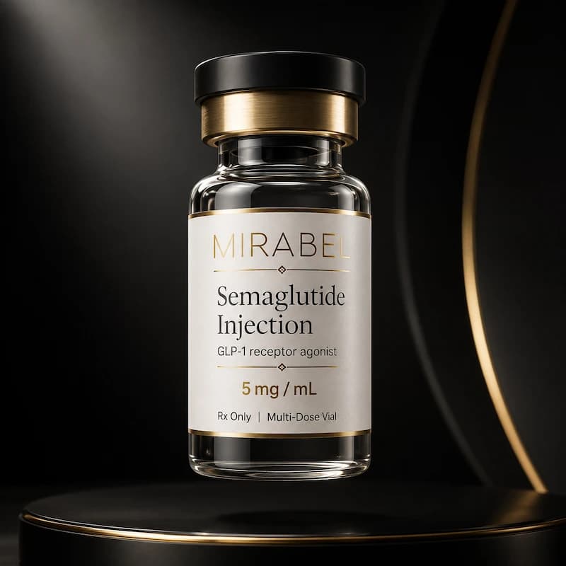Mirabel Semaglutide protocol — clinical still life